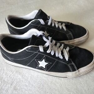 Converse One Star Pro Shoes Mens 7 Women 8.5 Suede Skate Sneakers